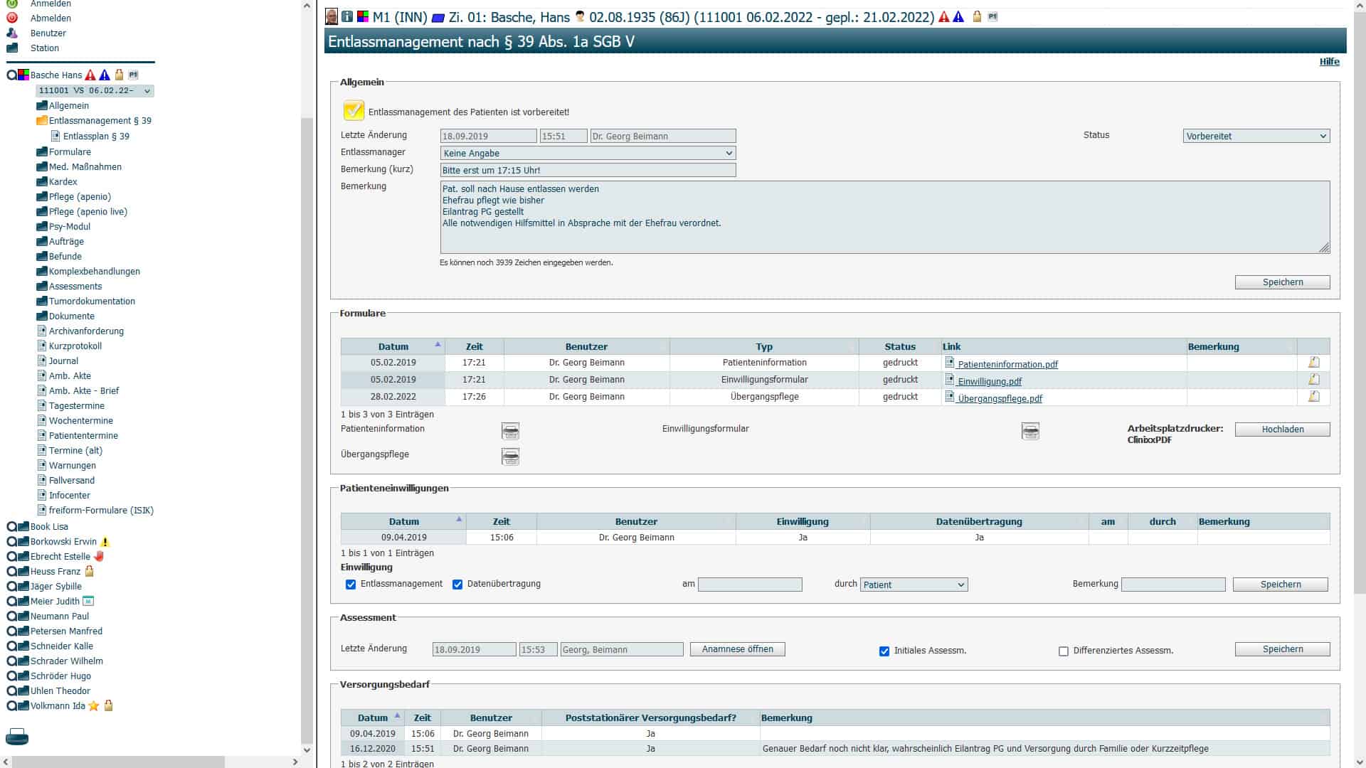 Digitales Entlassmanagement